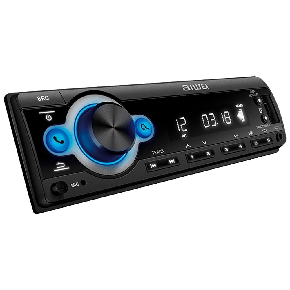 Som Automotivo Car Aiwa AWS-CA-D-01 - Entrada Aux, Pen Drive, Preto, 100W RMS