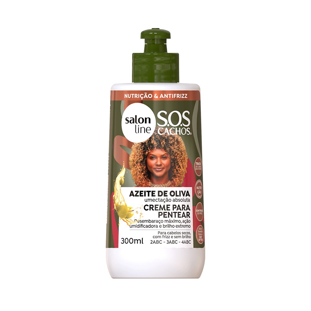 Creme de Pentear Salon Line Sos Cachos Azeite de Oliva 300ml