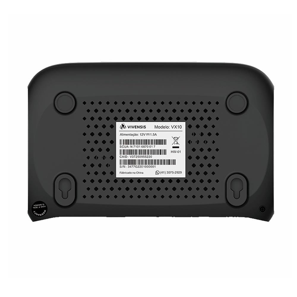 Receptor de TV Digital Vivensis, Full HD Smart via Satélite VX10, Preto | Bivolt