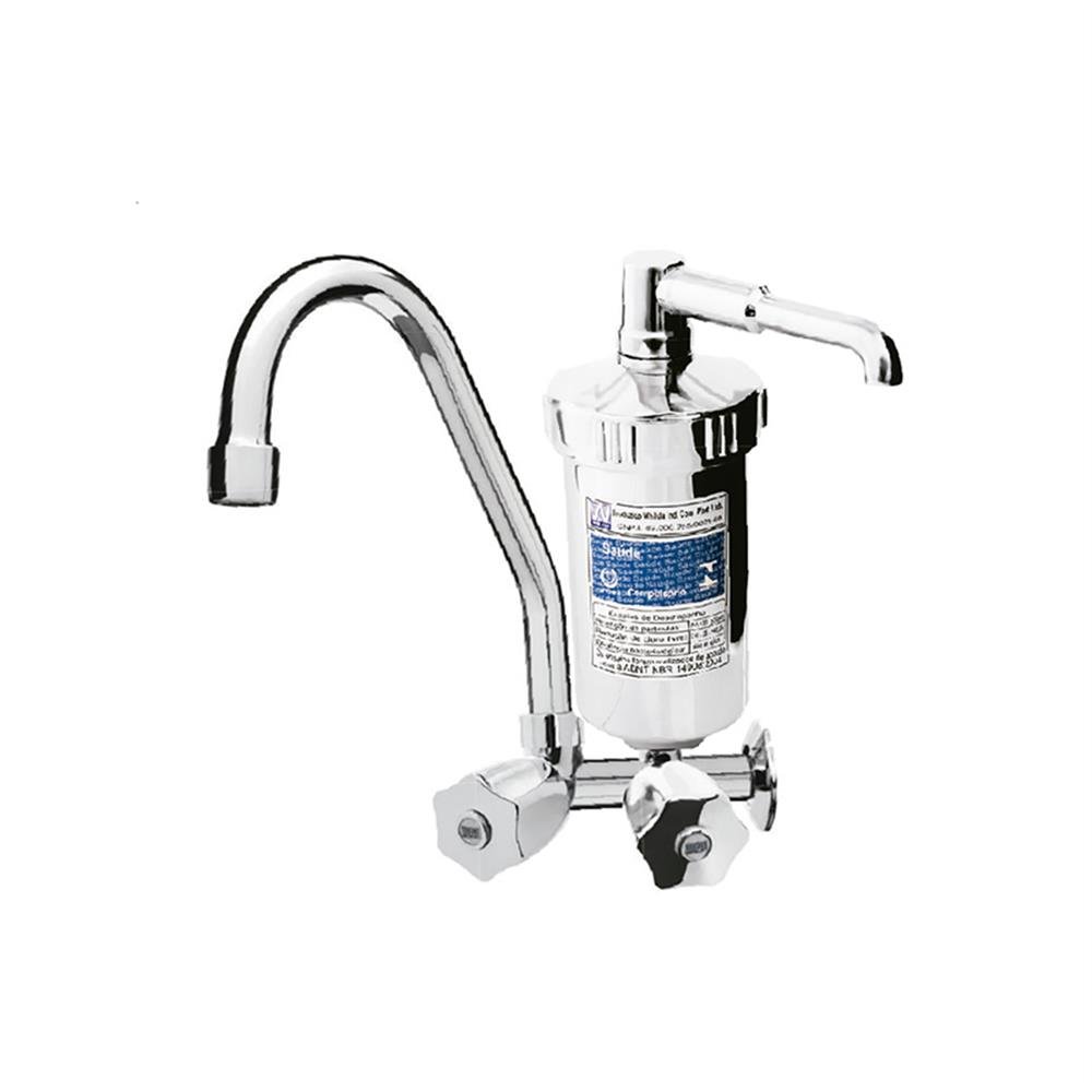 Torneira Pia Parede Bica Movel Com Filtro 18680 C50 Metalkit
