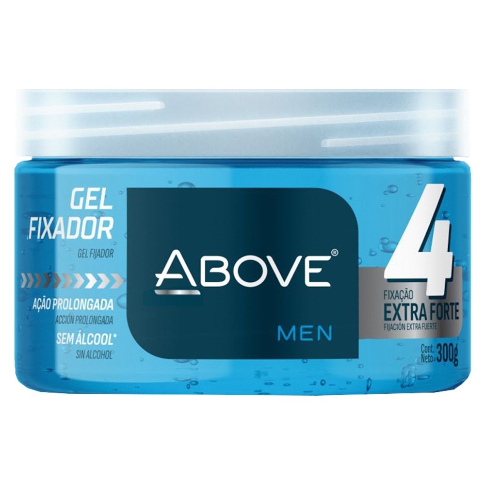 Gel Fixador Above Ação Prolongada Azul Extra Forte 300g