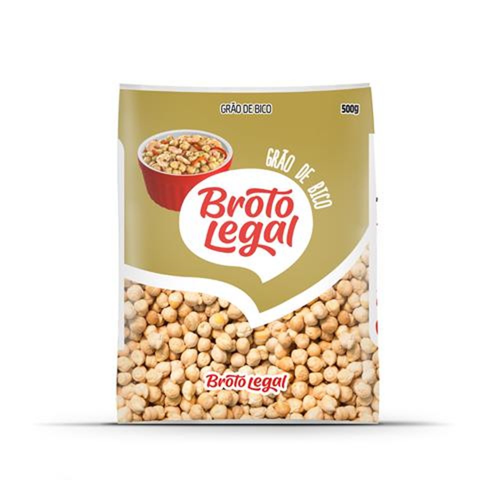 Grão de Bico Broto Legal Embalagem 20X500Gr