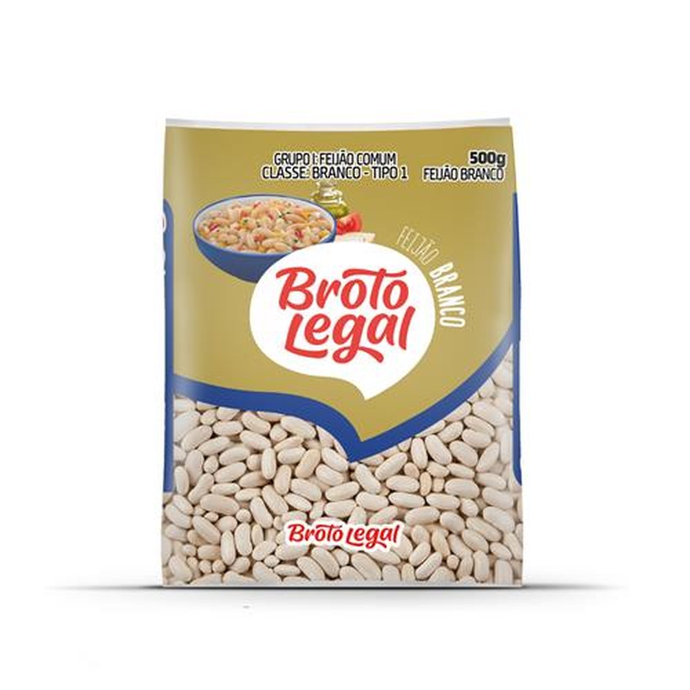 Feijao Branco Broto Legal Tipo 1 Emb 20X500Gr