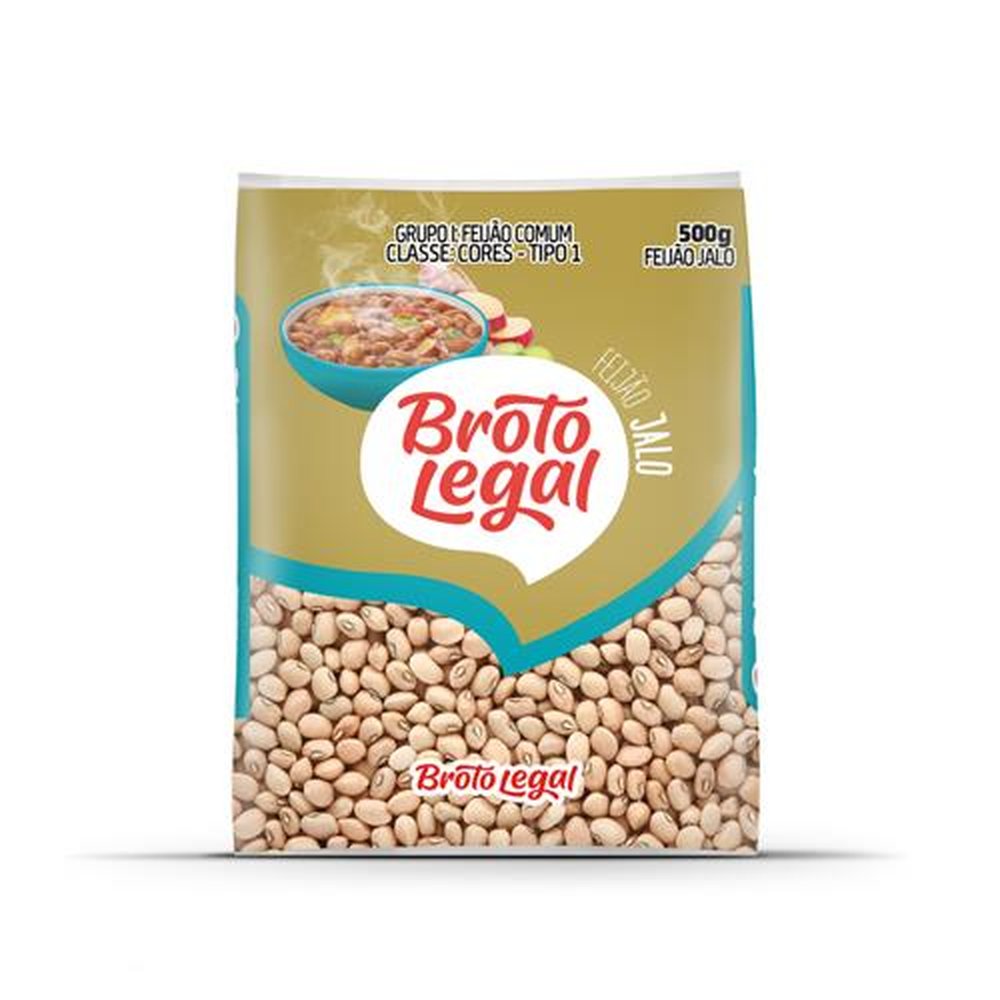 Feijao Jalo Broto Legal Tipo 1 Emb 20X500Gr