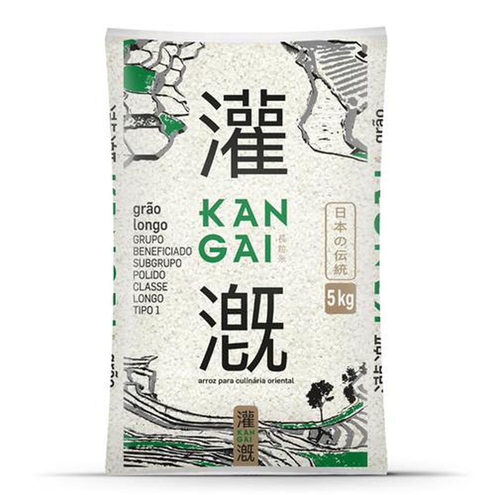 Arroz Kangai Japonico Longo Embalagem 6X5Kg