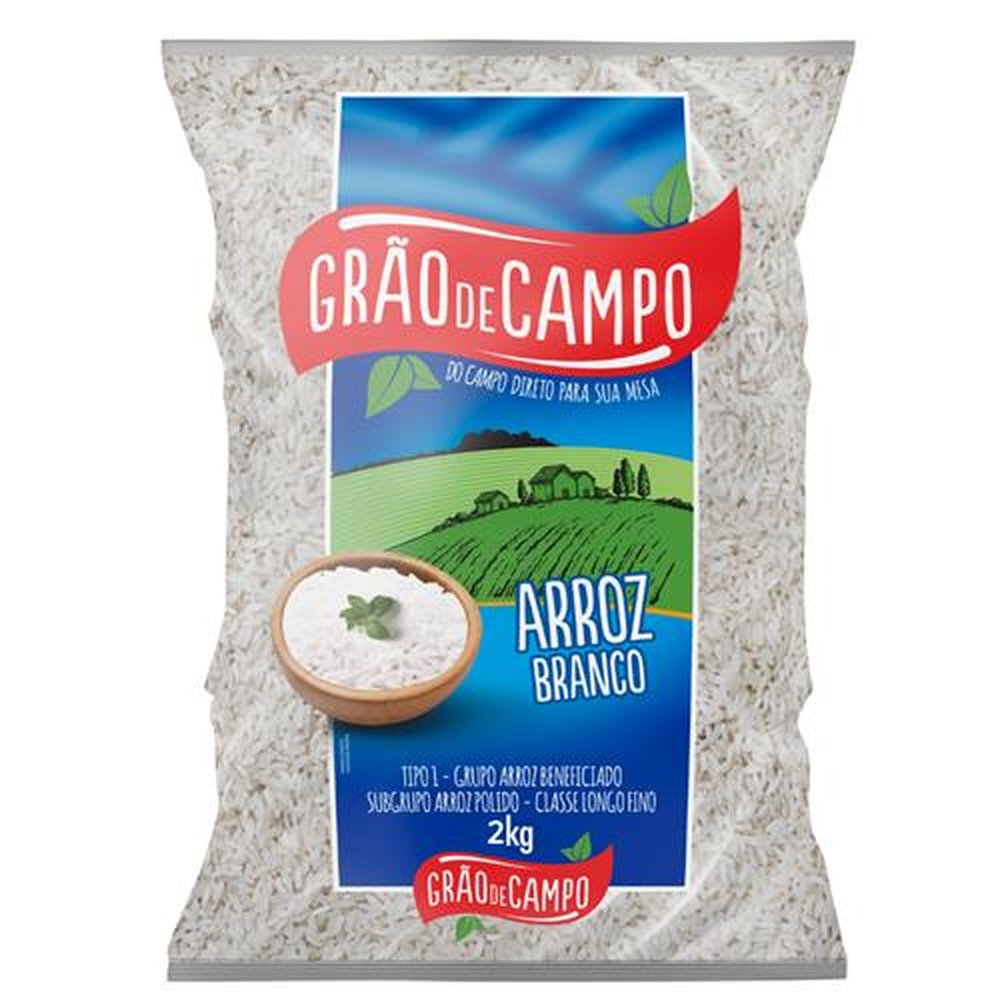 Arroz Grao de Campo Tipo 1 Embalagem 15X2Kg