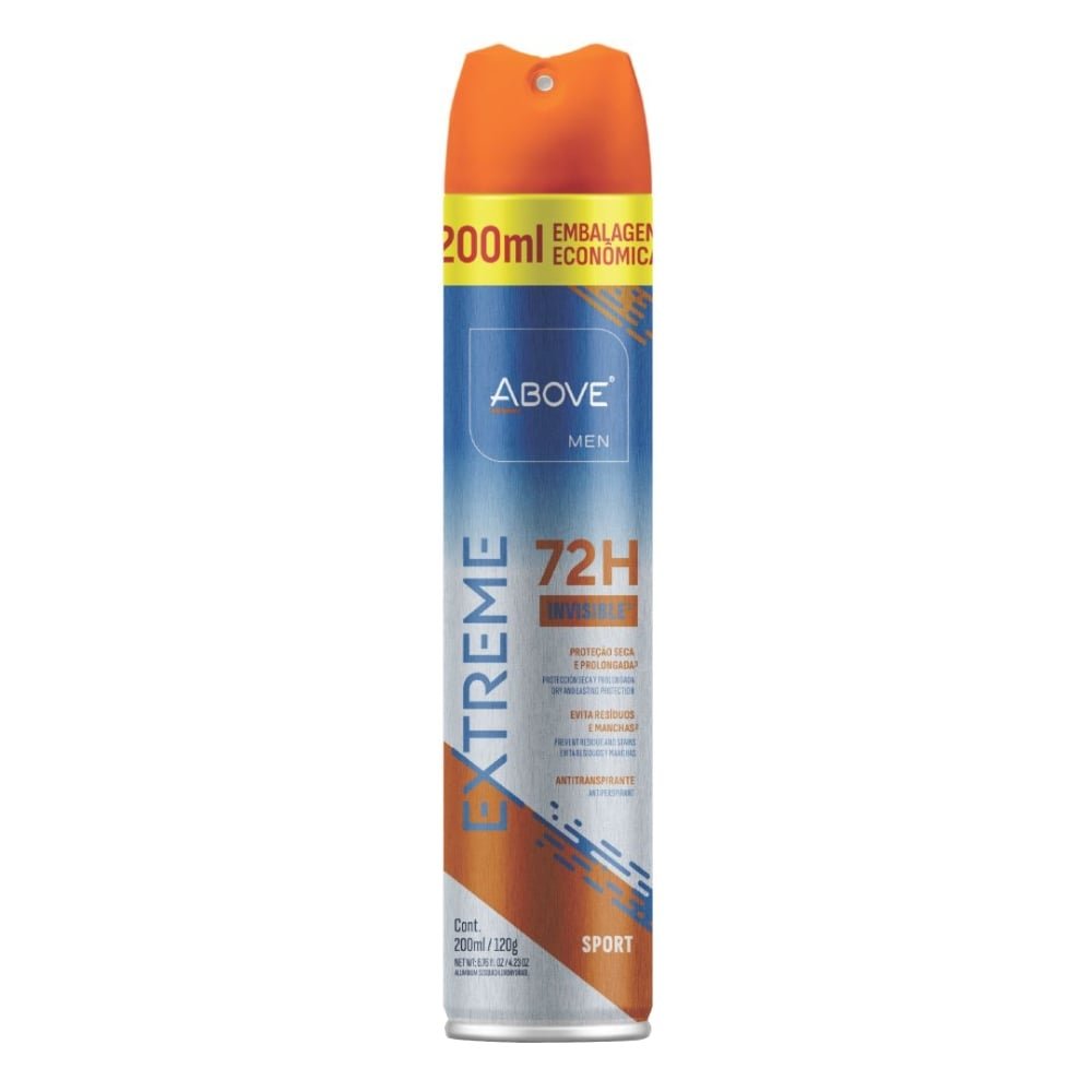 Desodorante Above Aerossol Men Extreme Sport 200ml