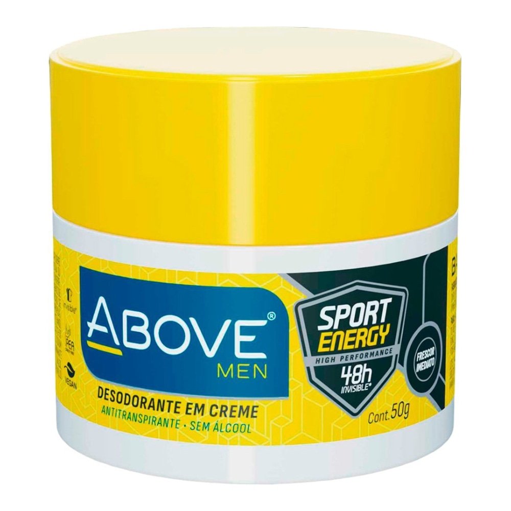 Desodorante Above Creme Men Energy Sport 50g
