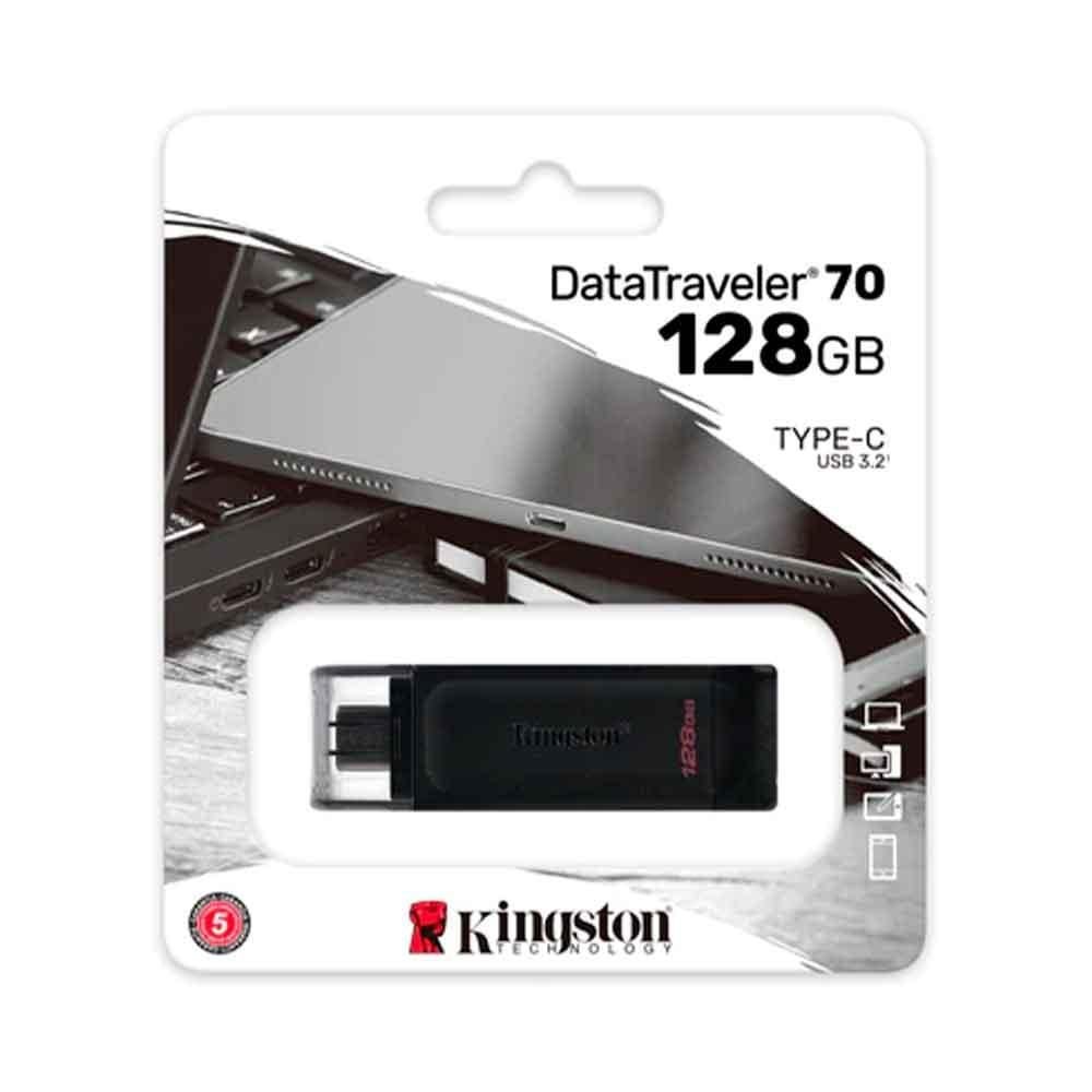 Pen Drive Kingston Datatraveler 70 128gb Usb-c - Dt70/128gb