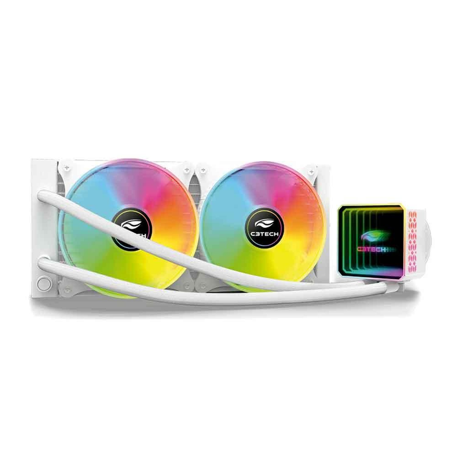 Water Cooler Fc-W240whrgb Branco C3tech Gaming