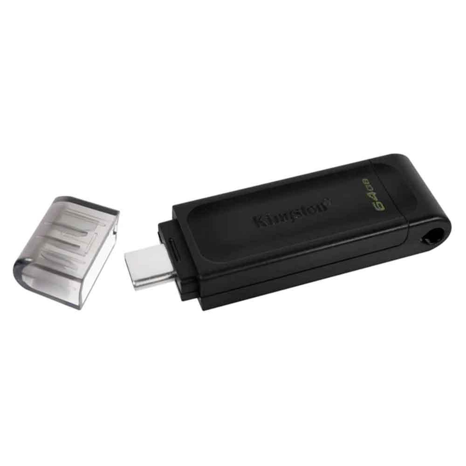 Pen Drive 64Gb Usb-C Kingston Datatraveler 70, Compatível Com Dispositivos Usb-C Como Notebooks, Laptops, Tablets E Telefones, Dt70/64Gb