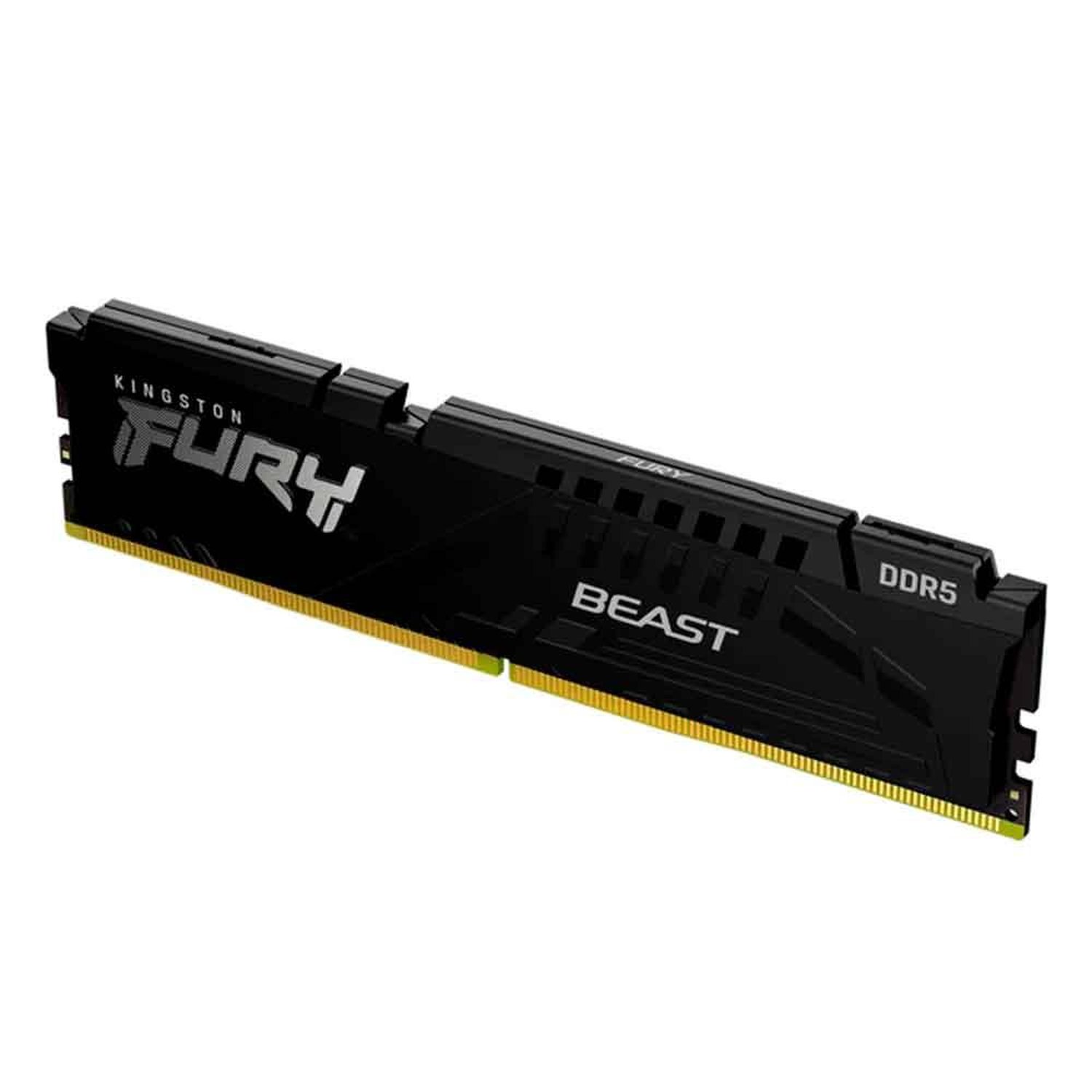 Memoria Kingston Fury Beast Black, 32gb, Ddr5, 5200mhz, 1.25v, Desktop - Kf552c40bb-32