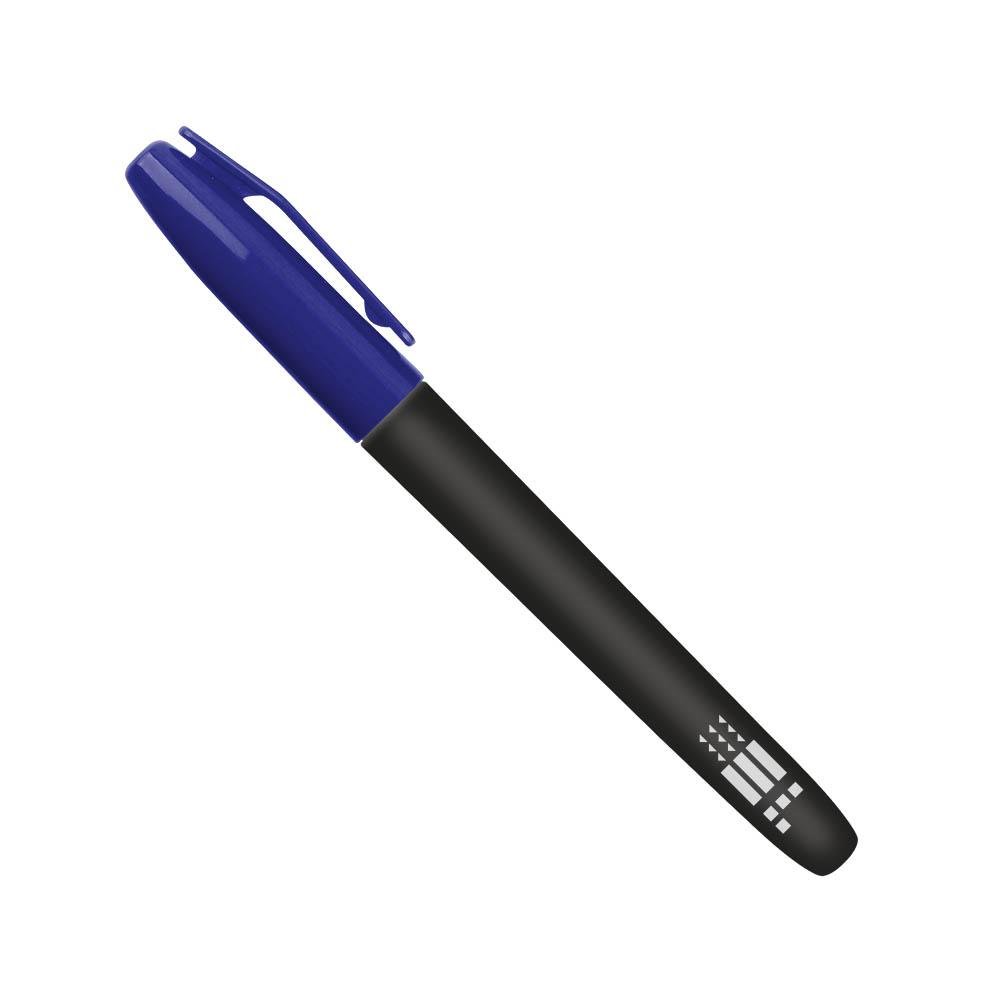 Caneta Marcador Permanente Ponta Fina 1.0mm Azul Keep caixa com 12 unidades - MR018