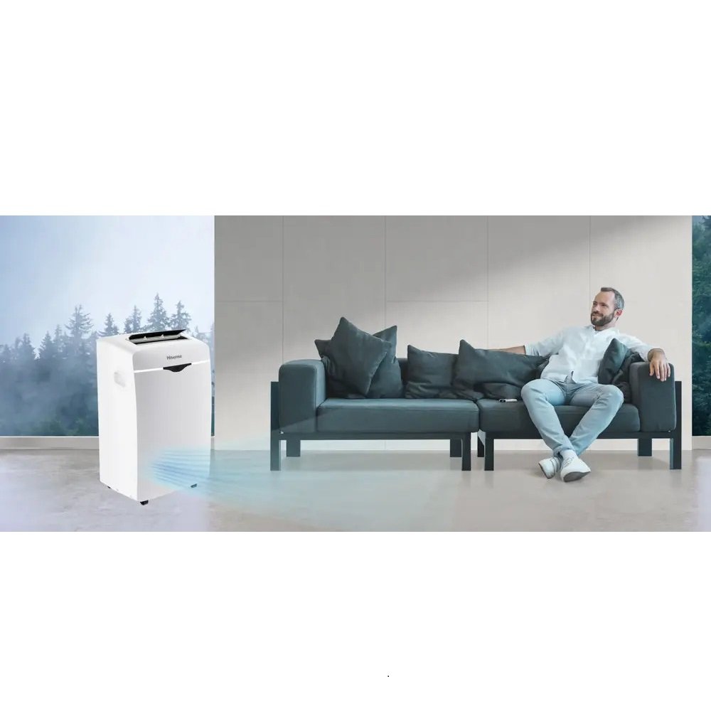 Ar Condicionado Hisense Portatil Wi-Fi 12.000 BTU/h Frio Monofasico Branco AP-12CWBRNPS01 - 127V
