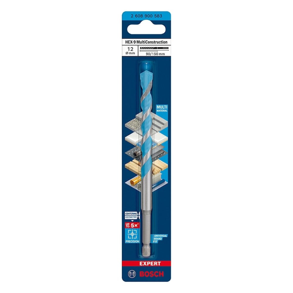 Broca Expert Hex-9 Bosch Multiconstrution 12mm