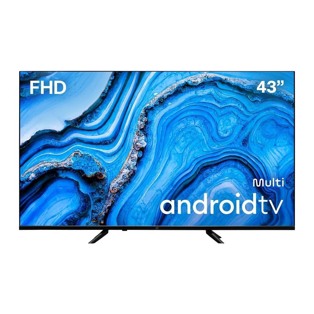 Smart TV FHD 43" Multi TL066M | Wi-Fi com 3 HDMI, 2 USB, Bluetooth