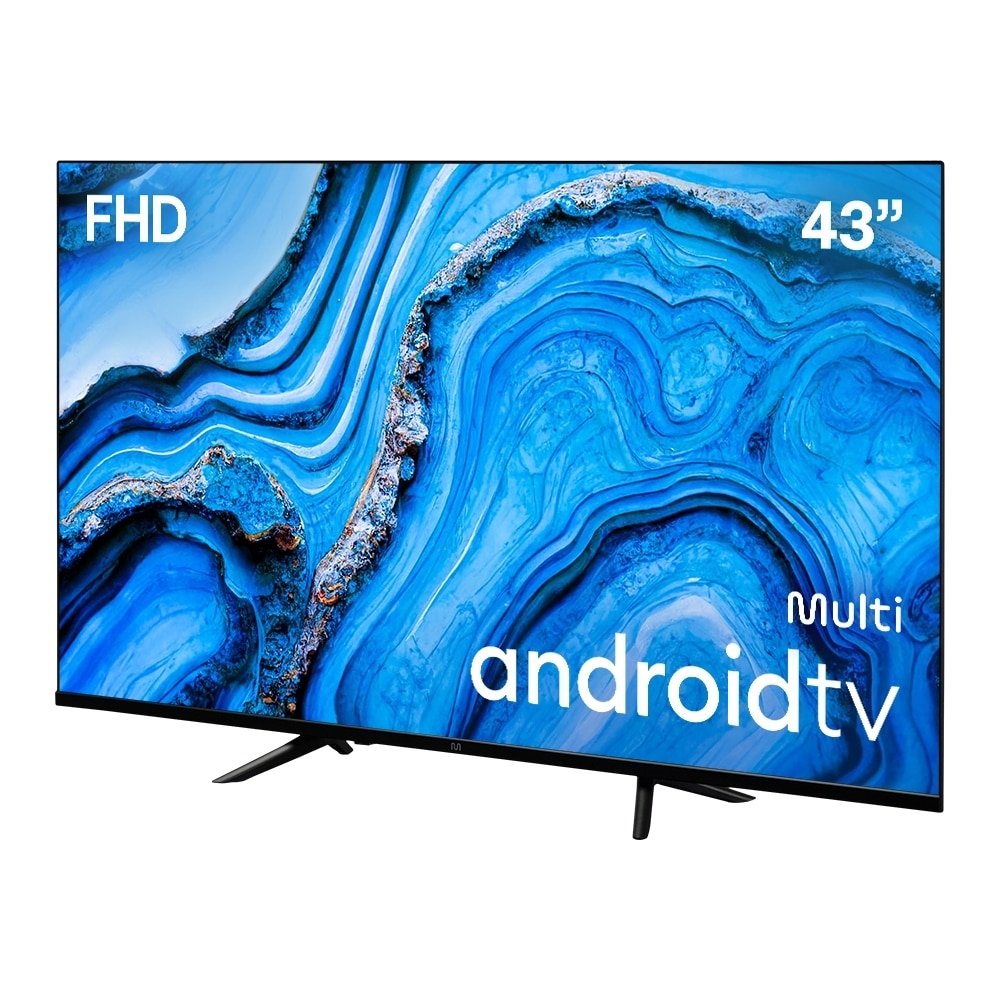 Smart TV FHD 43" Multi TL066M | Wi-Fi com 3 HDMI, 2 USB, Bluetooth