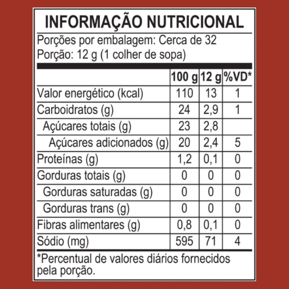 Ketchup Hellmanns Picante Squeeze 380g Embalagem 24 Unidades