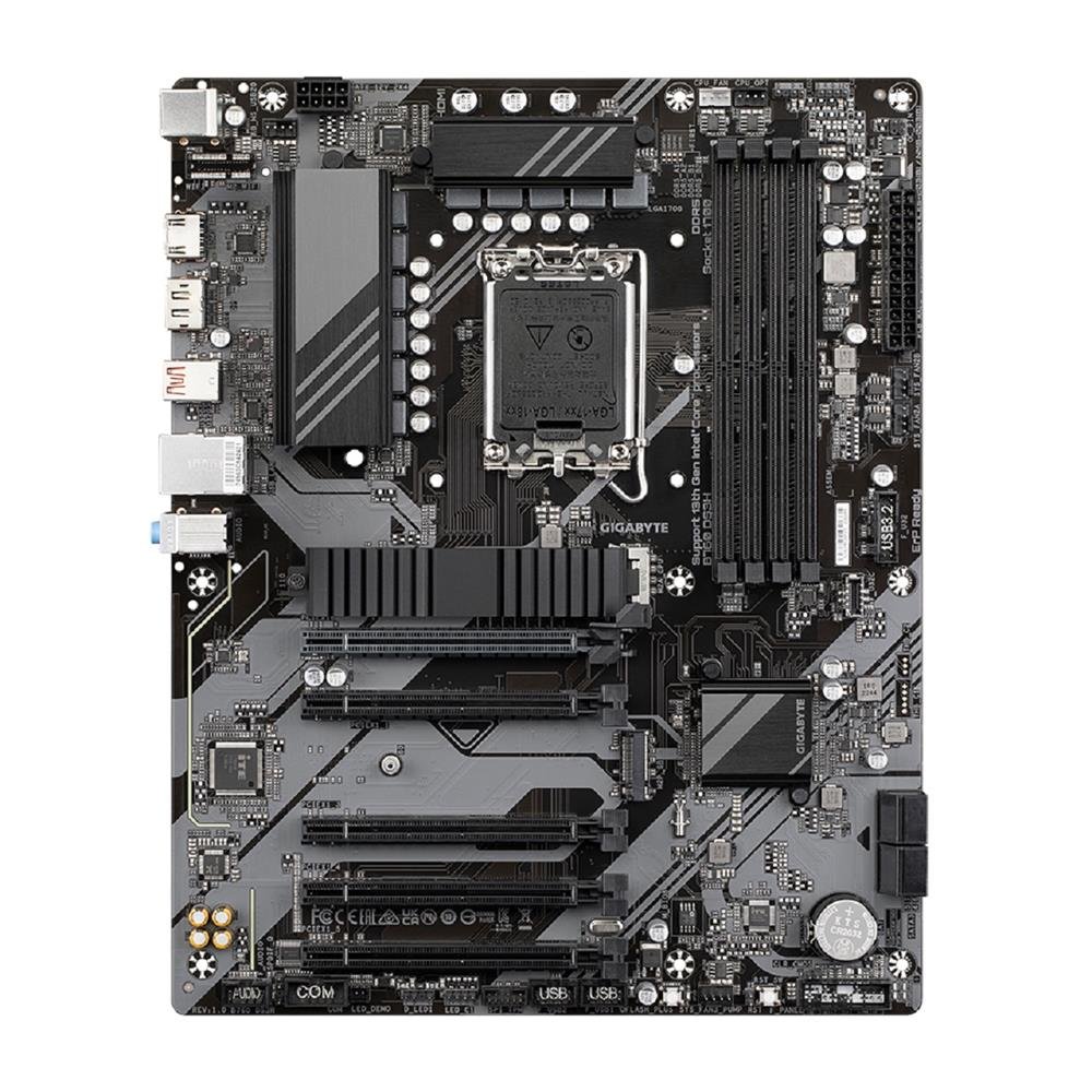 Placa Mãe Gigabyte B760 DS3H, Chipset B760, Intel LGA 1700, ATX, DDR5