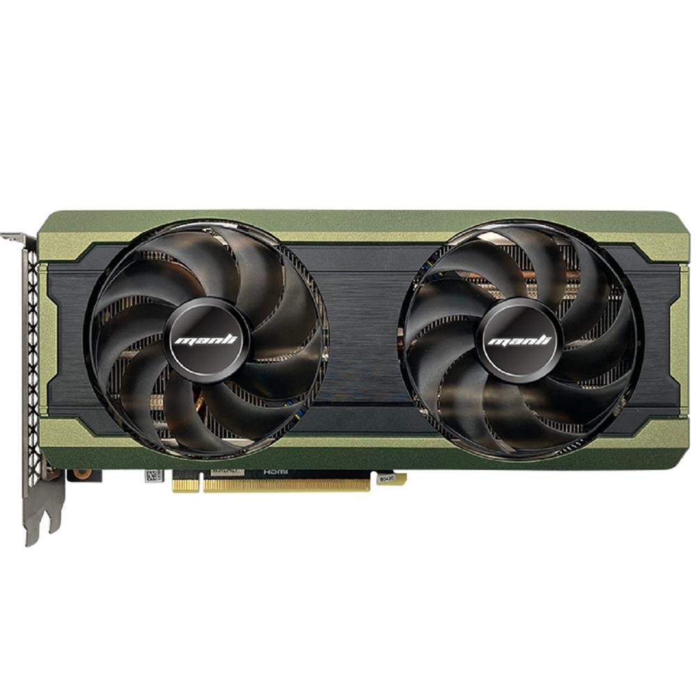 Placa de Video Manli GeForce RTX 4060 Ti, 8GB, GDDR6, 128-Bit, Verde e Preto