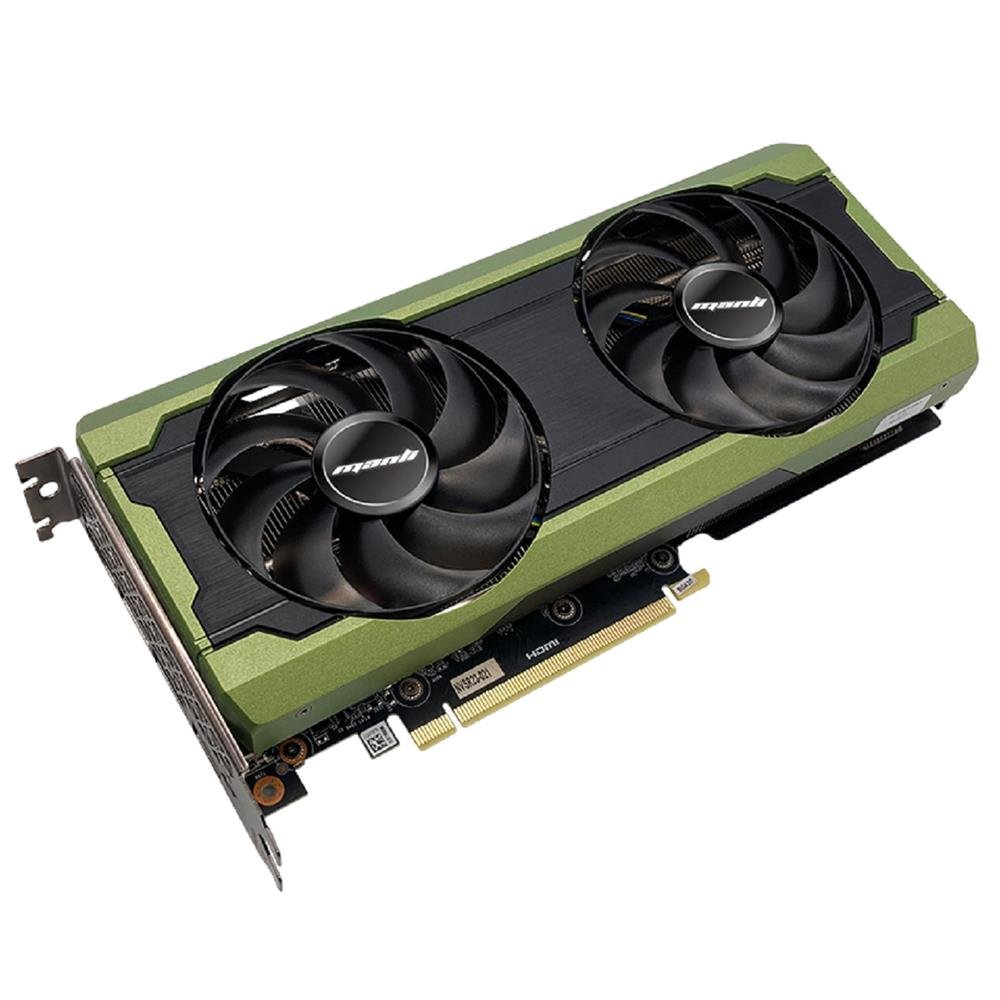 Placa de Video Manli GeForce RTX 4060 Ti, 8GB, GDDR6, 128-Bit, Verde e Preto