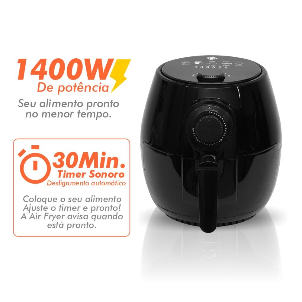 Fritadeira Air Fryer Af4001 3L 1400W 220V Tronos