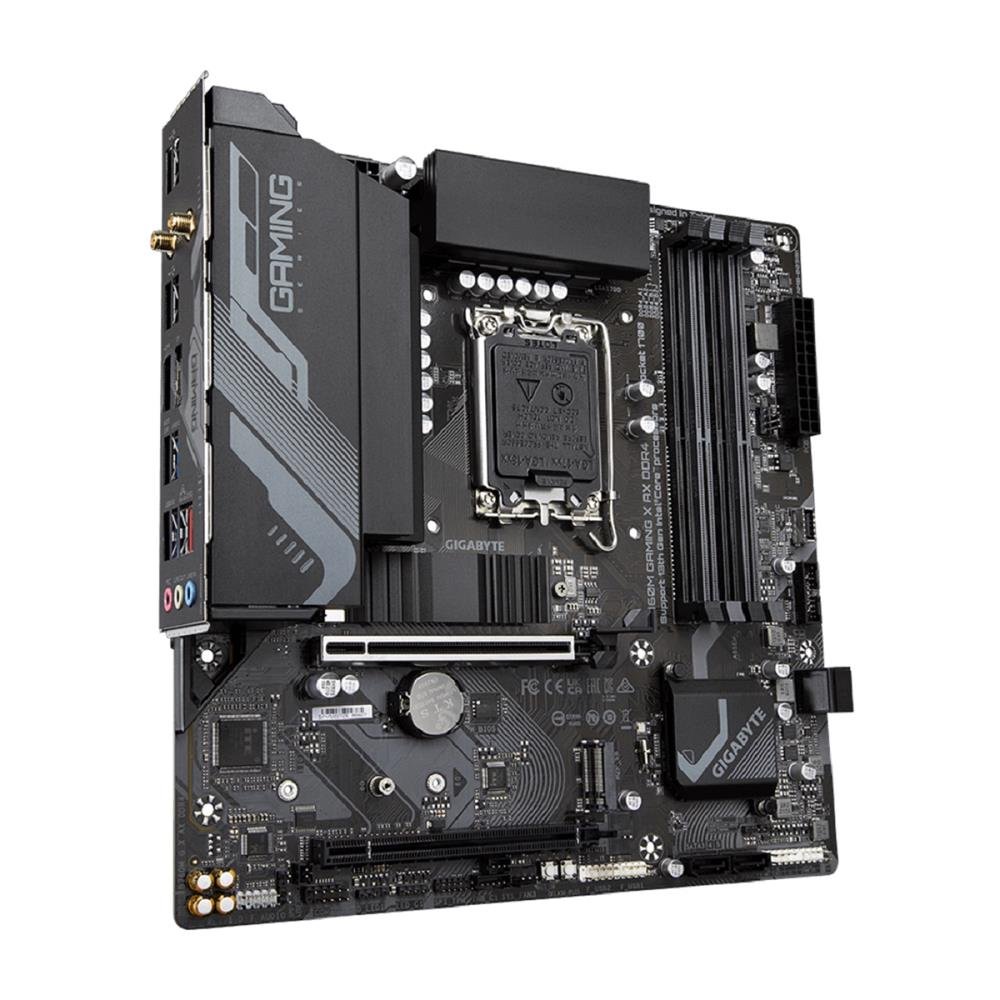 Placa Mãe Gigabyte B760M Gaming X AX DDR5, Chipset B760, Intel LGA 1700, mATX