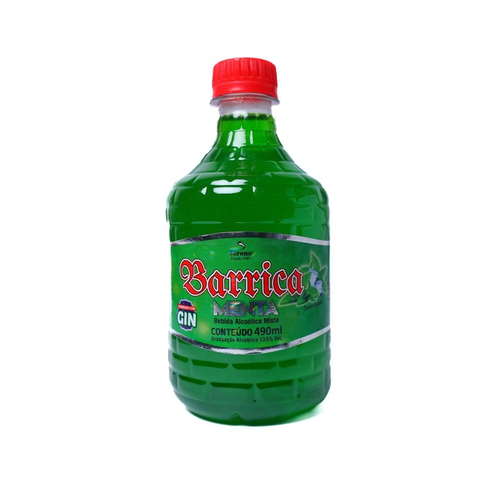 Barrica Sabor Menta com Gin 12x490ml