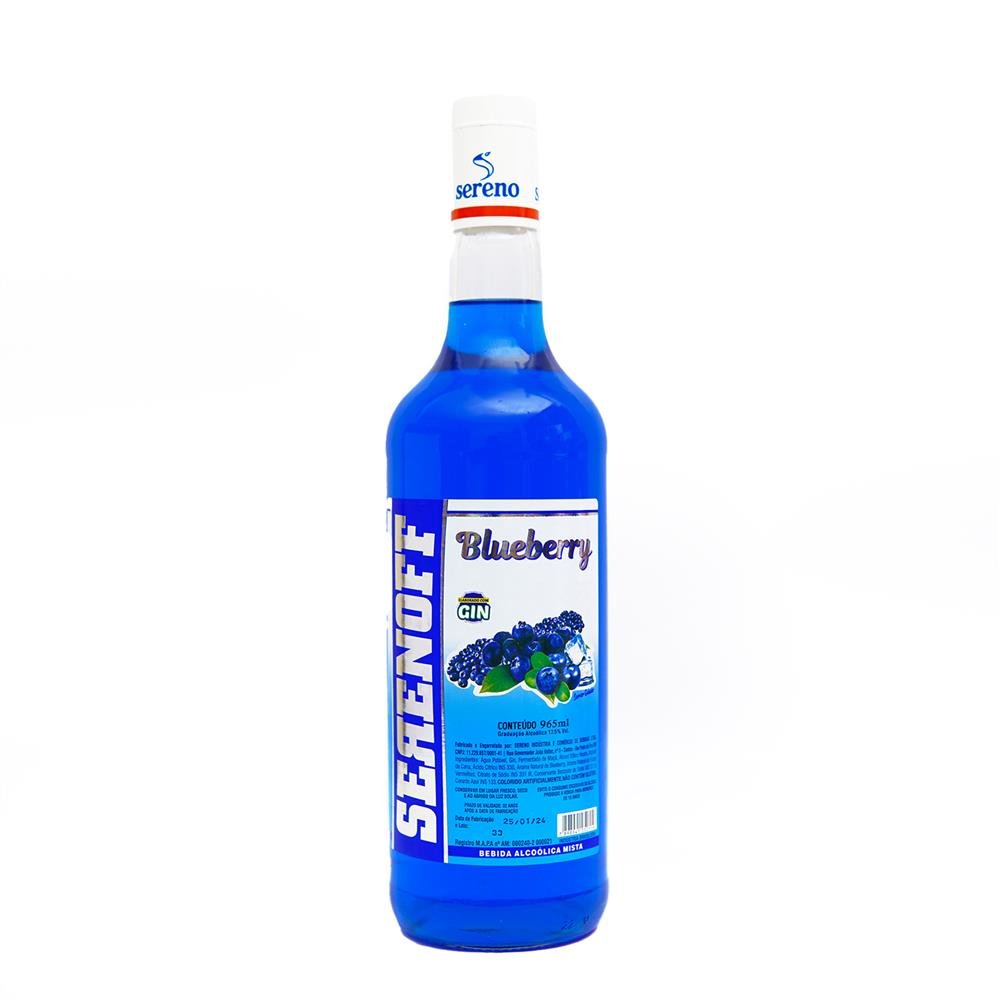 Serenoff Sabor Blueberry com Gin 6x965ml