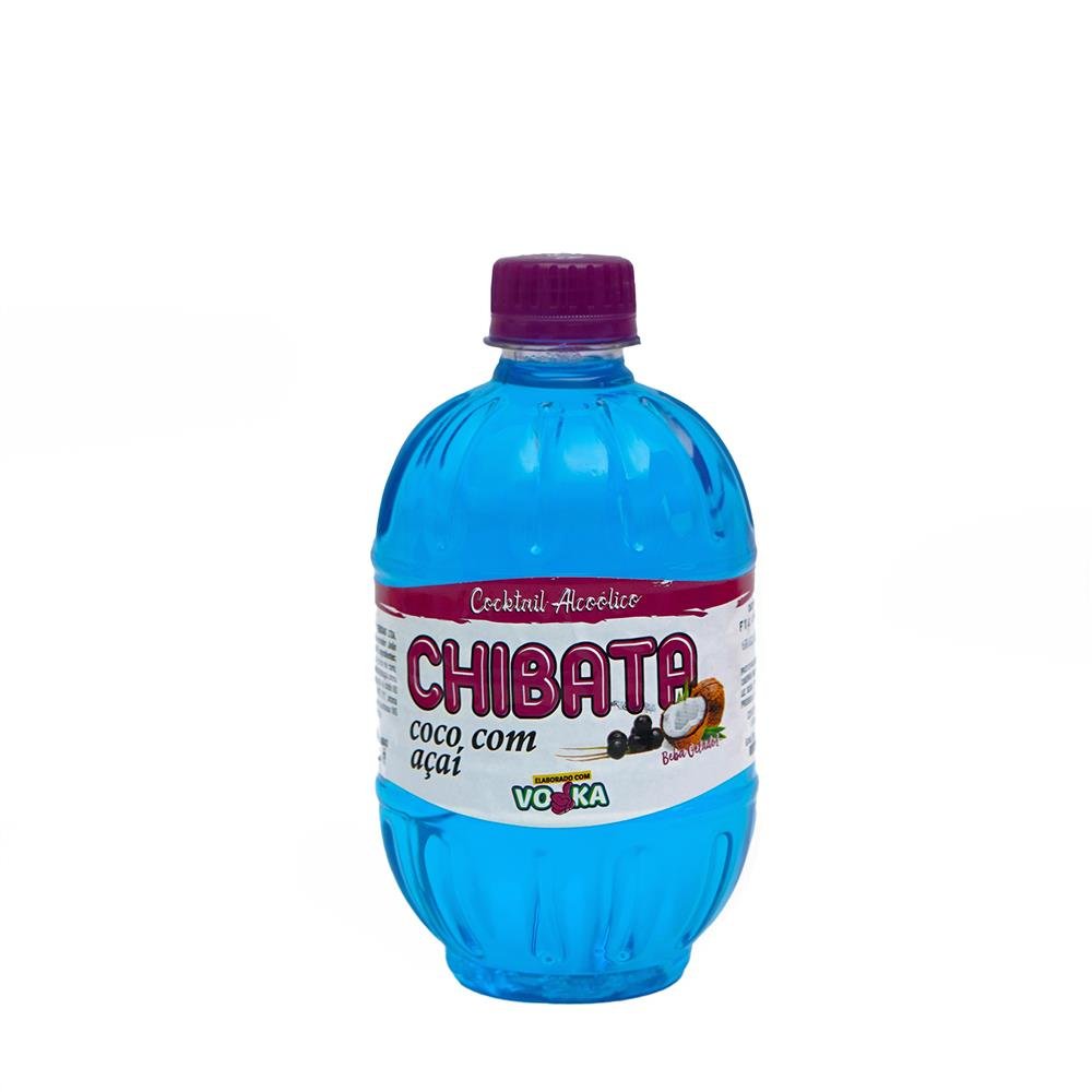 Chibata Sabor Coco e Açaí com Vodka 12x490ml