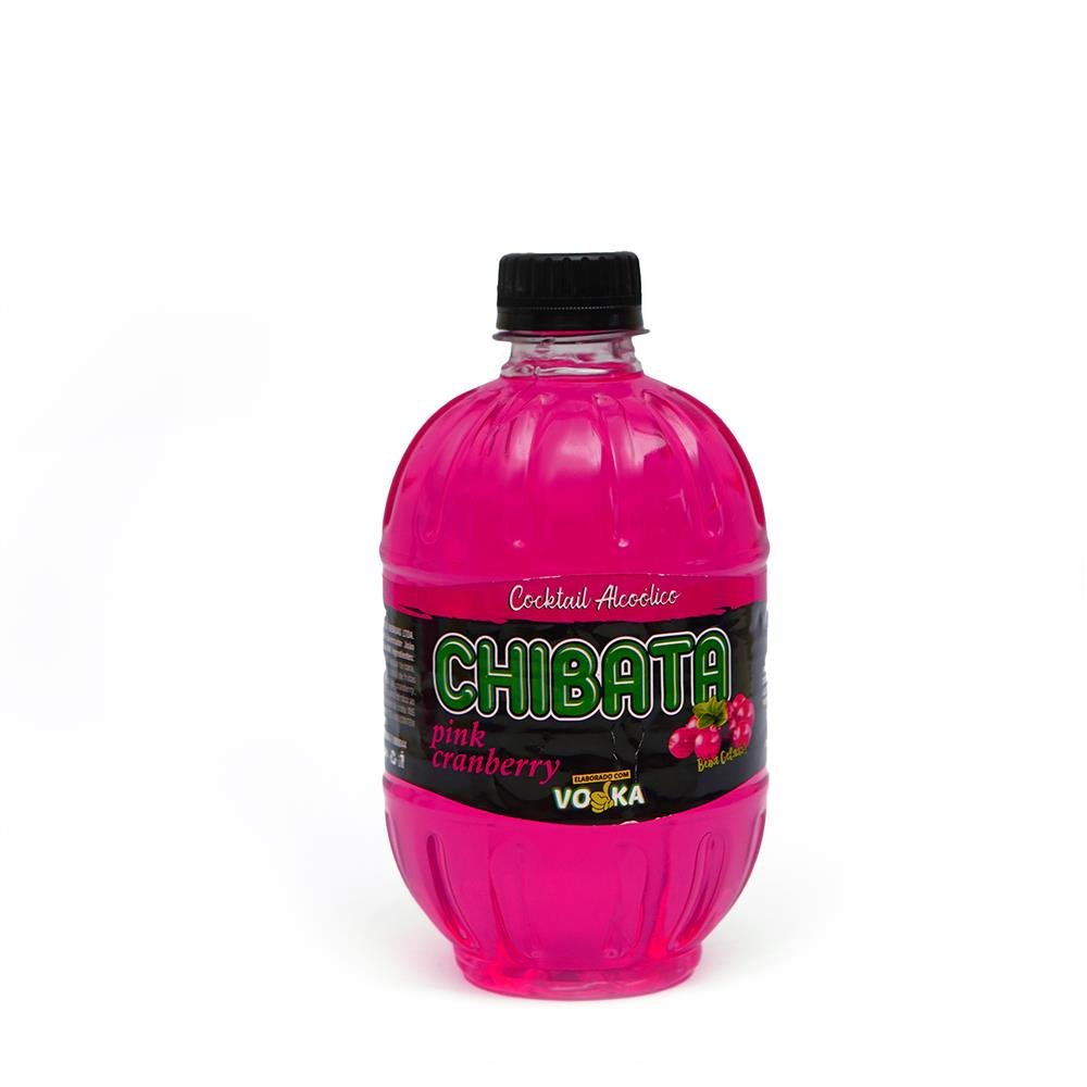 Chibata Sabor Pink Cranberry com Vodka 12x490ml