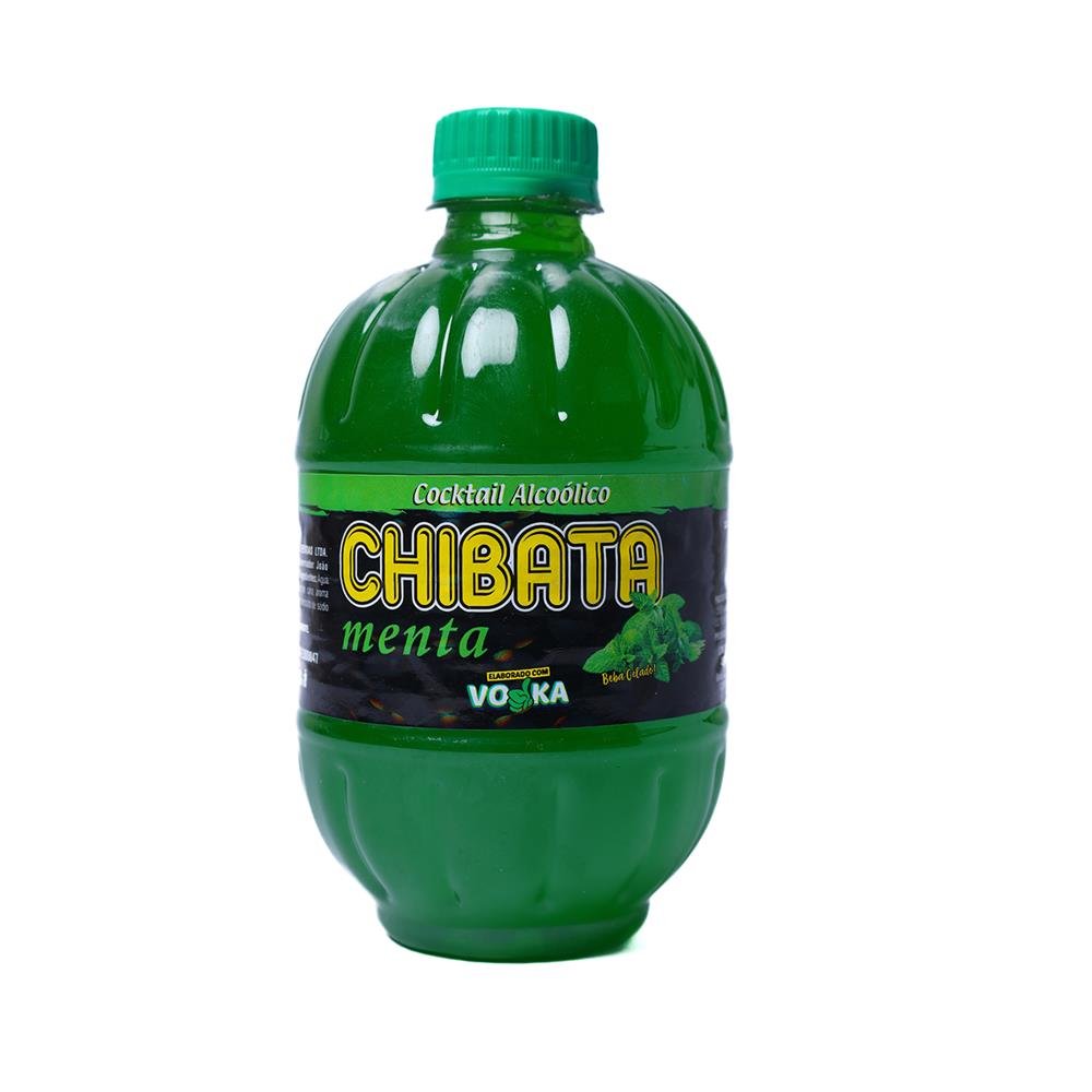Chibata Sabor Menta com Vodka 12x490ml