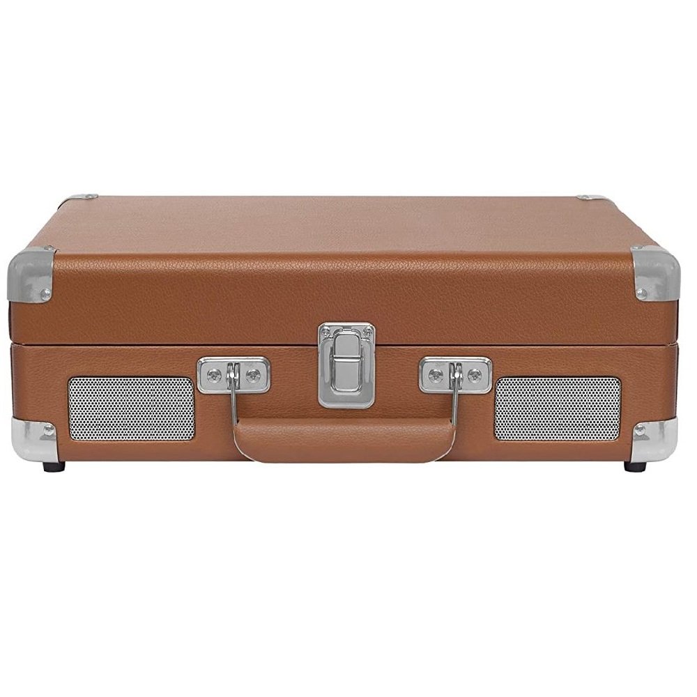 Vitrola Raveo Sonetto Chrome Bluetooth USB AUX Marron