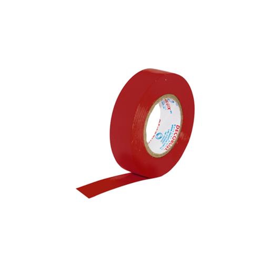 Fita Isolante 19Mmx5Mt Vermelha Decorlux
