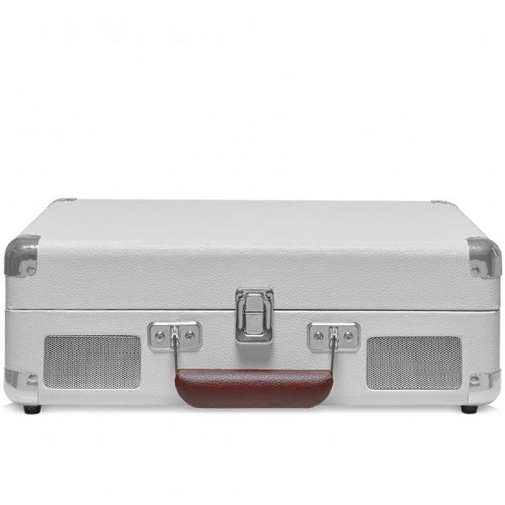 Toca Discos Raveo Vitrola Sonetto Chrome Sand Bluetooth USB Bivolt