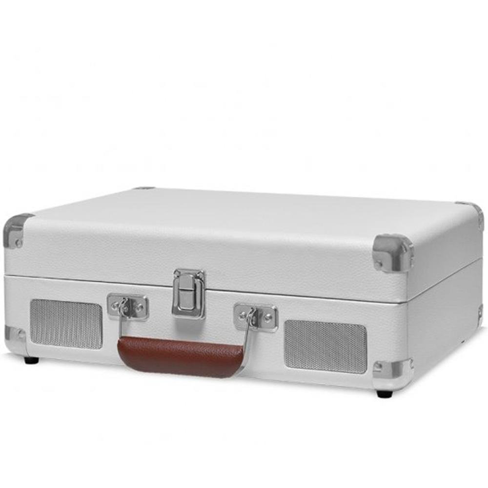 Toca Discos Raveo Vitrola Sonetto Chrome Sand Bluetooth USB Bivolt