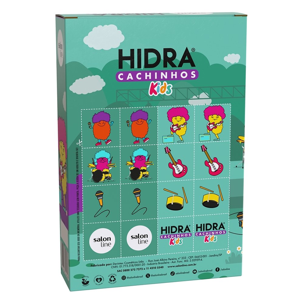 Shampoo + Condicionador Salon Line Kids Hidra Cachinhos 300ml