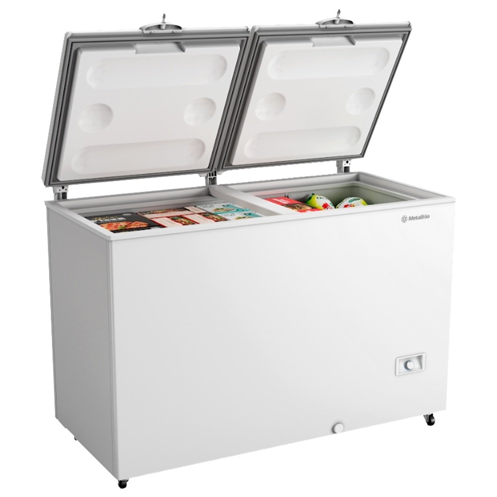 Freezer Horizontal Metalfrio 417 Litros DA420IF - Dupla Ação, Inveter, Branco, Bivolt