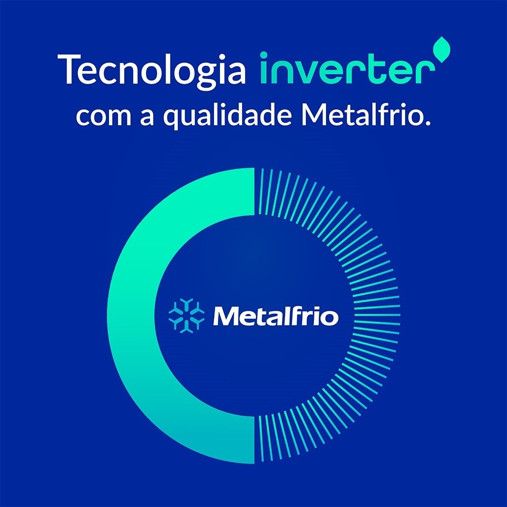Freezer Horizontal Metalfrio 543 Litros DA550IF - Dupla Ação, Tecnologia Inverter, Branco, Bivolt