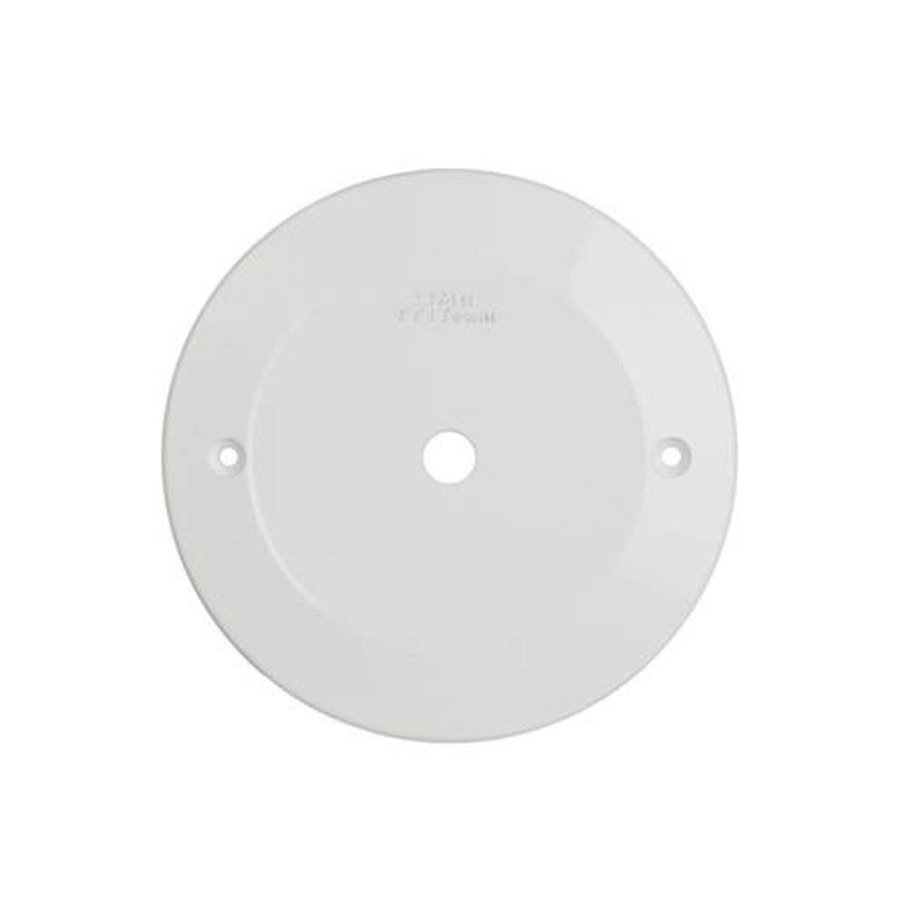 Placa Redonda com Furo 4" Branca Milleniun Mectronic