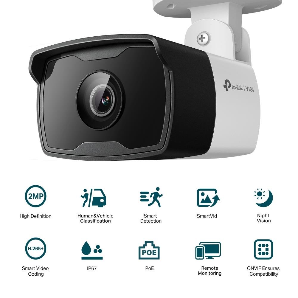 Câmera de Rede TP-LINK Bullet Externa de 2 MP VIGI C320I-4mm