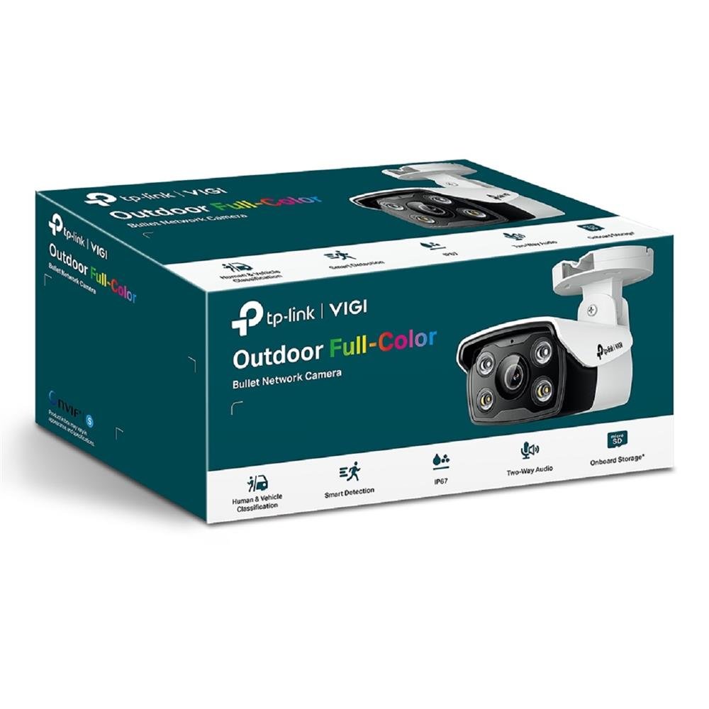 Câmera Ip Externa Tp-link Bullet Vigi C330, 3MP, Colorida, Branca
