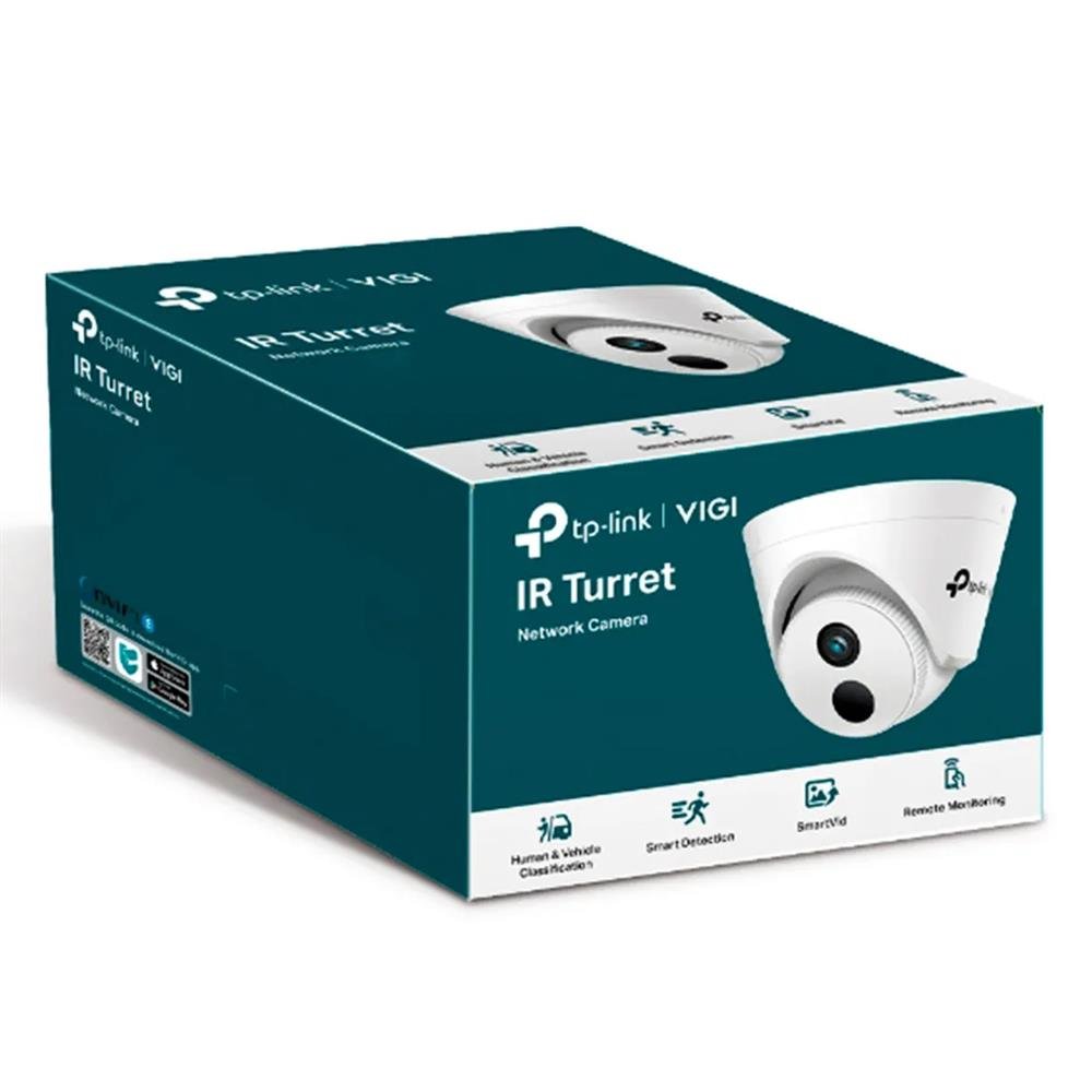 Camera IP Interna Tp-Link Turret Vigi C430I Ir Ia Poe, 3MP, 2.8mm, Branca