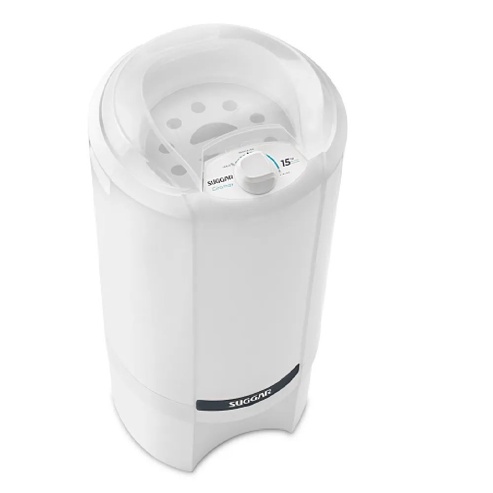 Centrifuga De Roupas Giromax 15Kg Branco 127V Suggar - Ct1501br