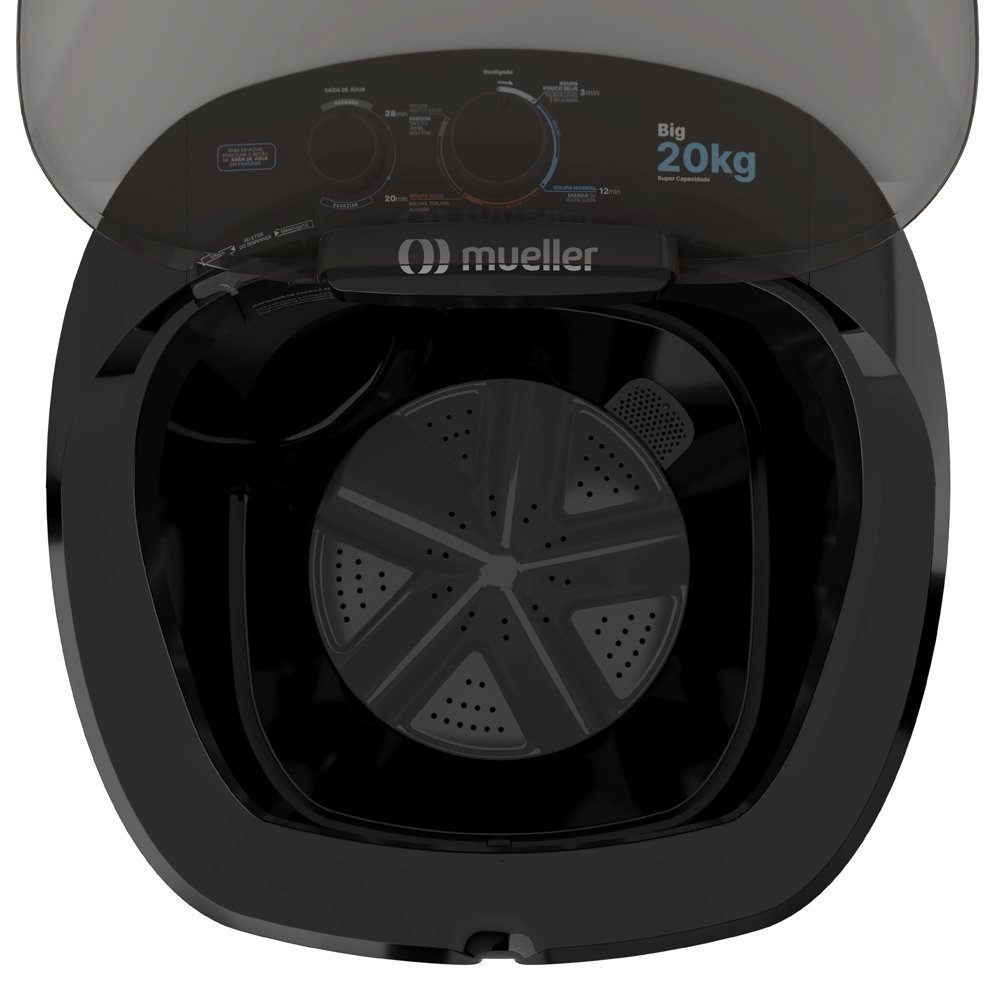 Tanquinho Mueller 20kg Big Preto - 127V