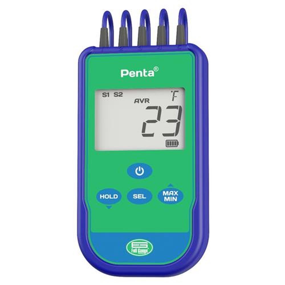 Termômetro Portátil Full Gauge Com 5 Sensores Penta