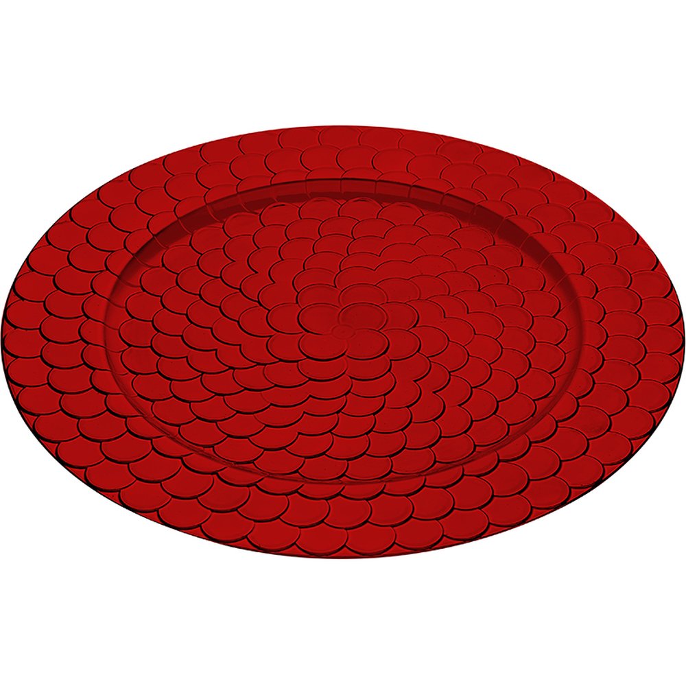 Sousplat Metallic Relevo Vermelho