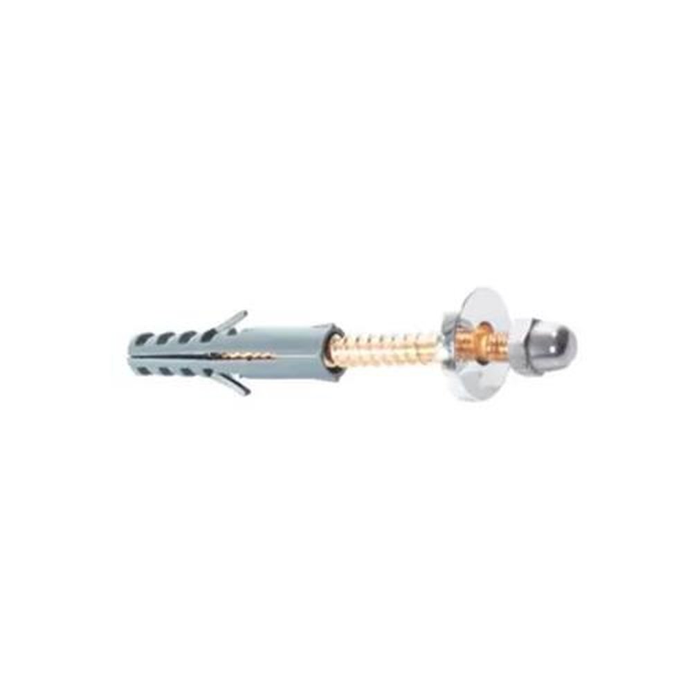 Parafuso Castelo Para Sanitário Luxo B 12 Inox 20 Unidades Jomarca