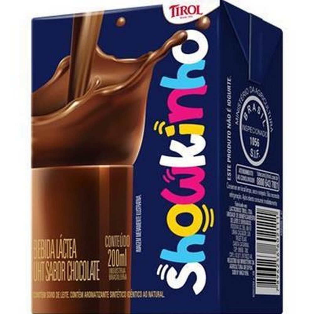 Bebida Lactea Uht Chocolate Showkinho 200ml