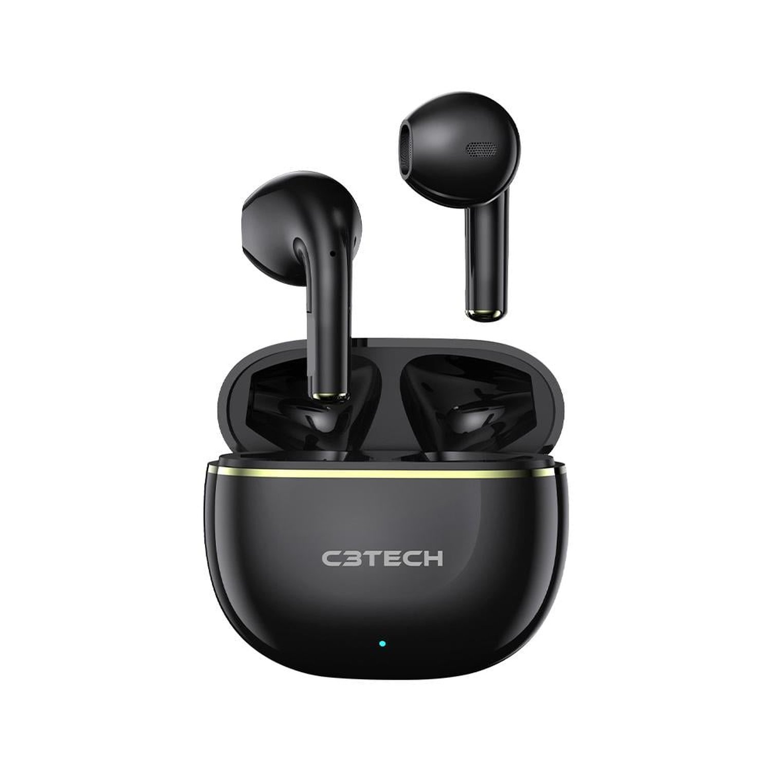 Fone De Ouvido Wireless C3tech, Bluetooth 5.1, Omnidirecional, Som Estéreo - Ep-Tws-30Bk